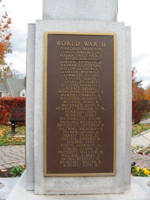 Port Chester World War II Memorial image. Click for full size.