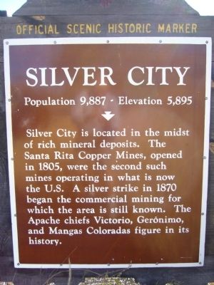 Silver City Marker image. Click for full size.