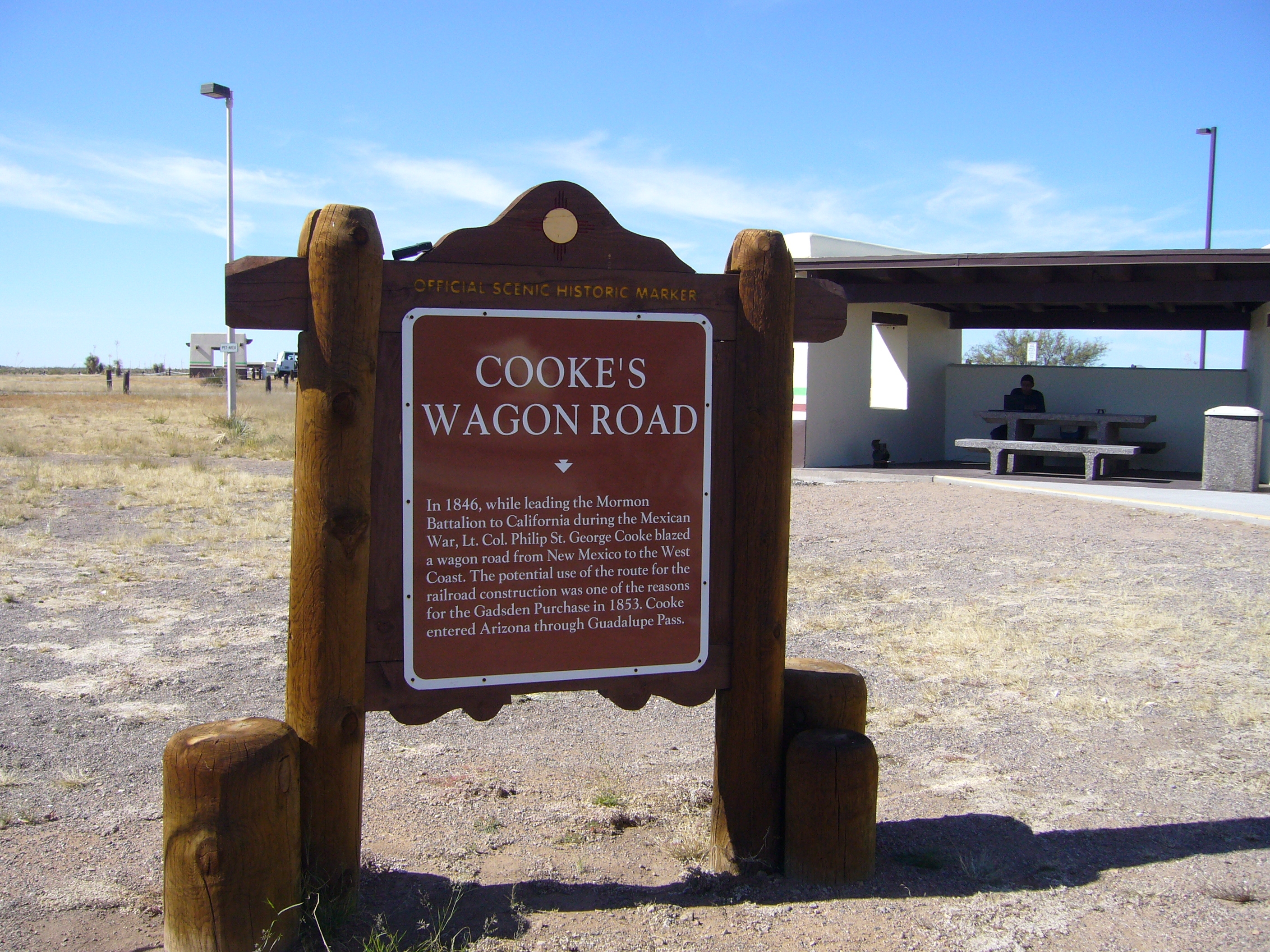 Cooke’s Wagon Road Marker