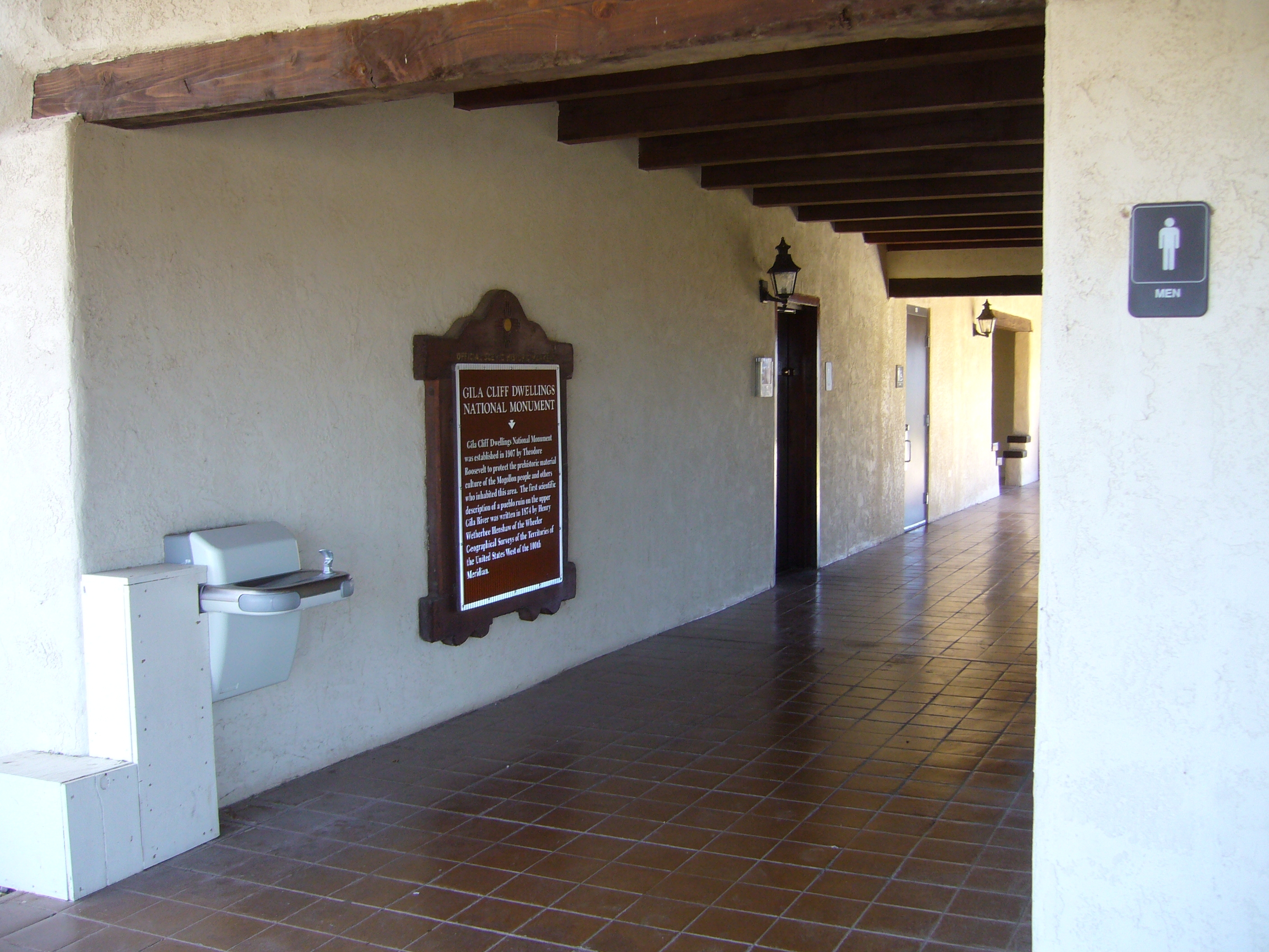 Gila Cliff Dwellings National Monument Marker