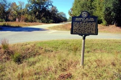 Sherman at the Jones Plantation Marker. Click for full size. Sherman at the Jones Plantation Marker image. Click for full size.