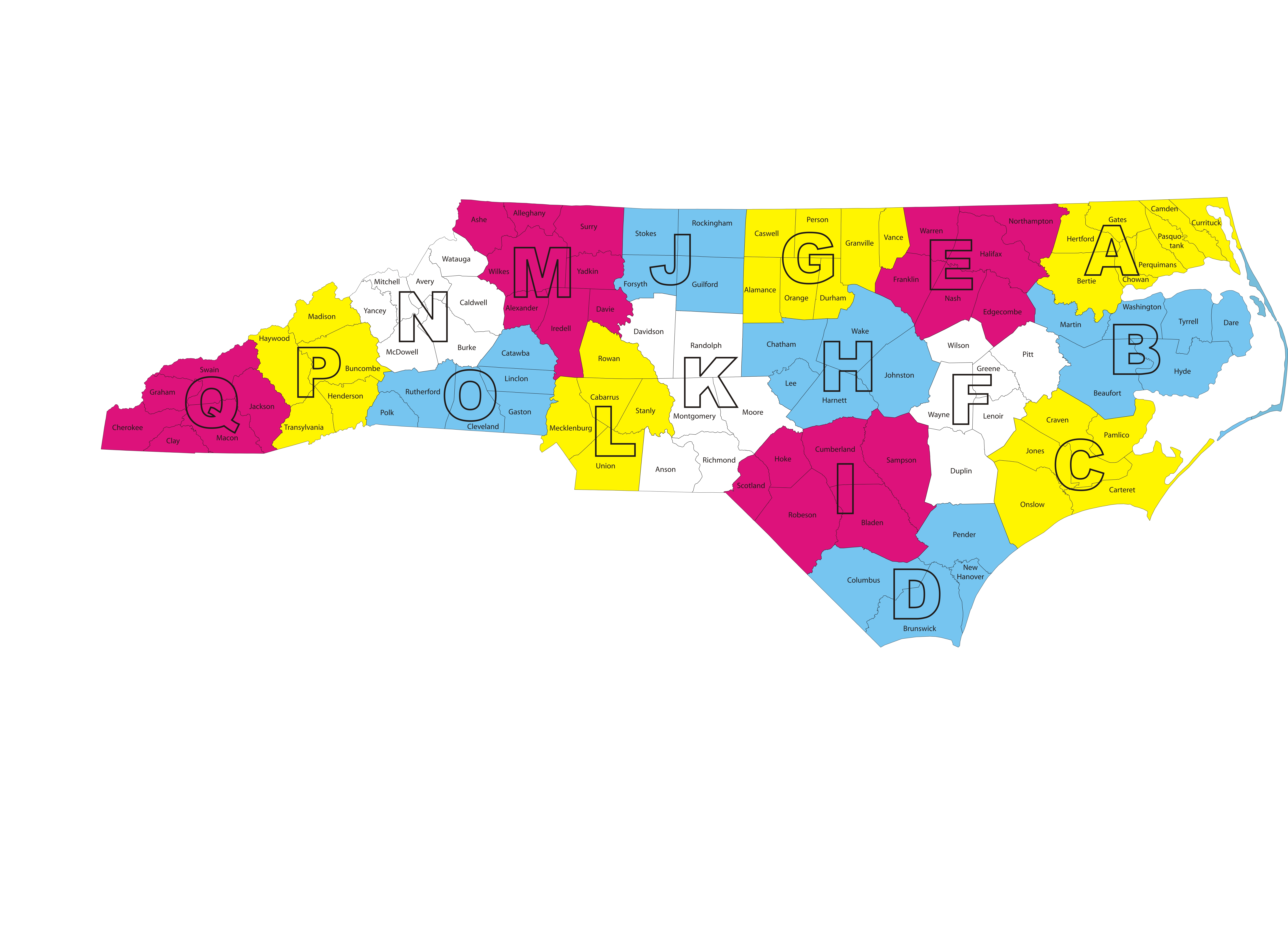 North Carolina Highway Historical Marker Districts