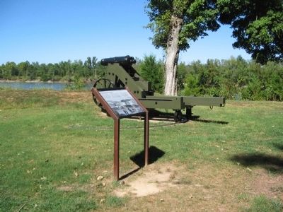 Marker with Reproduction Carronade image. Click for full size.