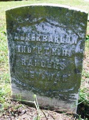 Abner Barlow Early Grave Marker. Click for full size. Abner Barlow Early Grave Marker image. Click for full size.