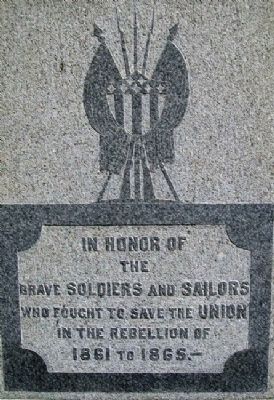 Lovell G.A.R. Post 230 Civil War Memorial Dedication image. Click for full size.