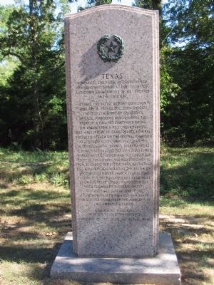 Texas Memorial. Click for full size. Texas Memorial image. Click for full size.