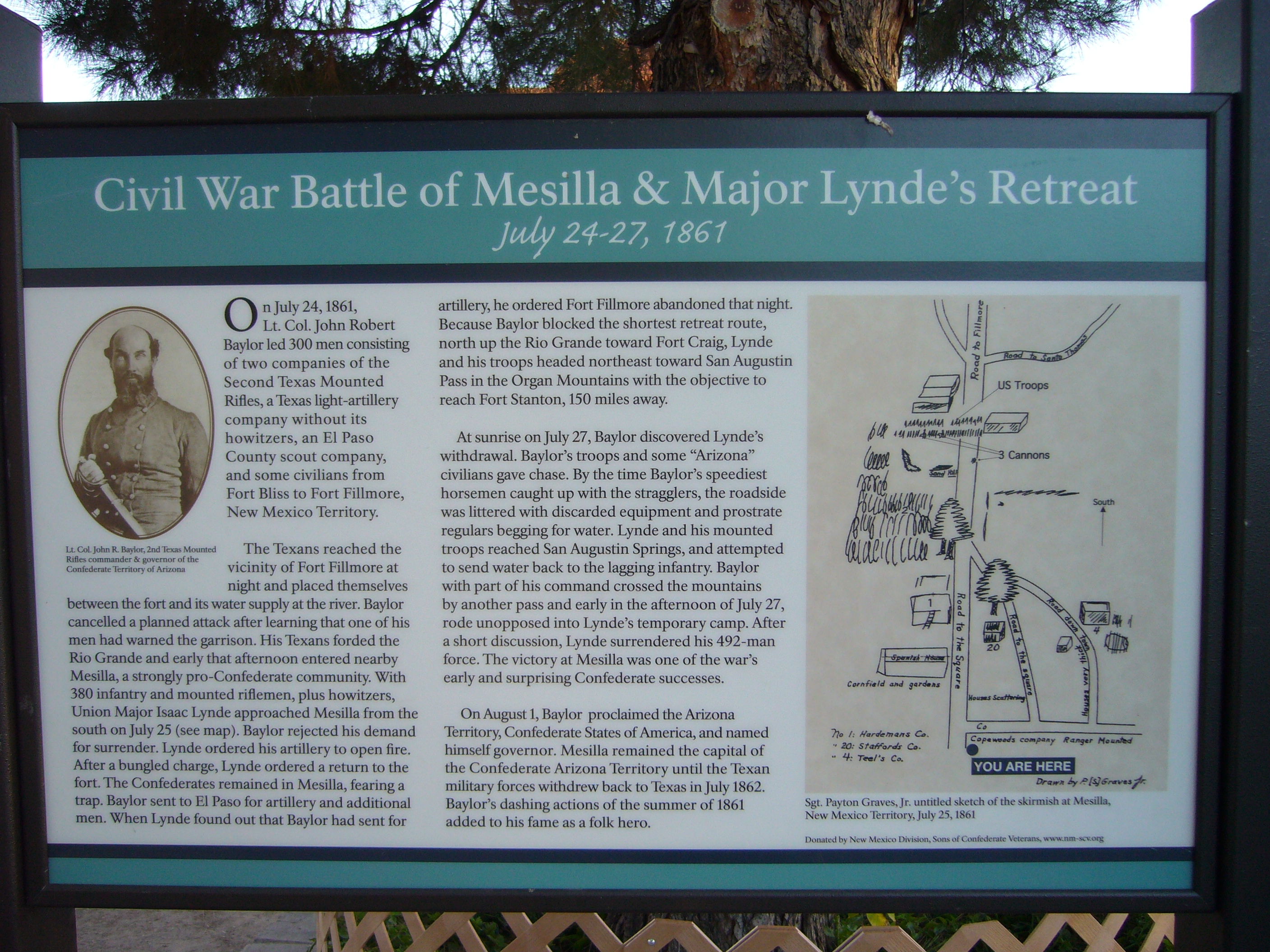 Civil War Battle of Mesilla & Major Lynde