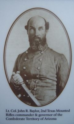 Lt. Col. John Robert Baylor image. Click for full size.