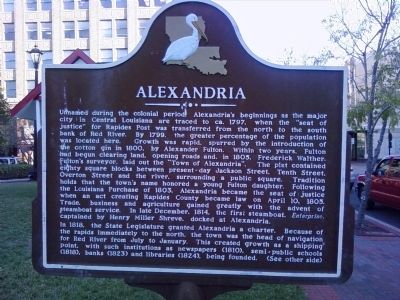 Alexandria Marker. Click for full size. Alexandria Marker image. Click for full size.