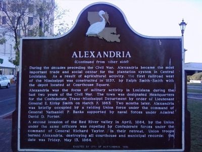 Alexandria Marker. Click for full size. Alexandria Marker image. Click for full size.