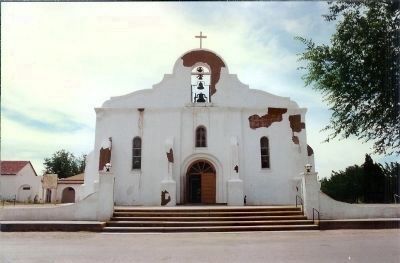 San Elizario Mission. Click for full size. San Elizario Mission image. Click for full size.
