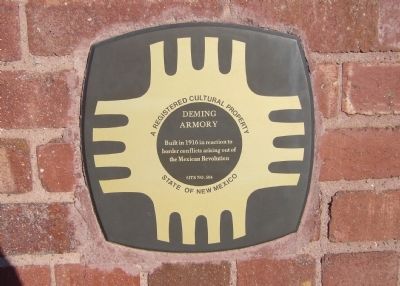 Deming Armory Marker image. Click for full size.