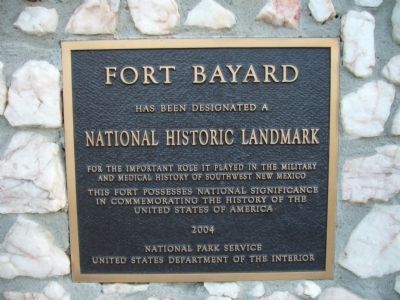 Fort Bayard Marker image. Click for full size.