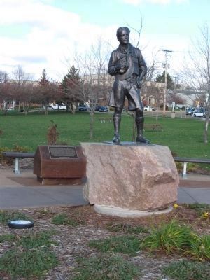 Scouting Statue and Marker image. Click for full size.