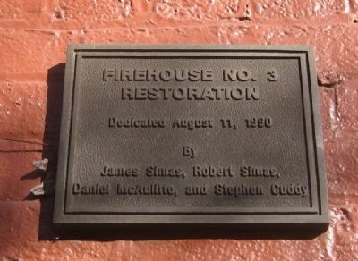 Restoration plaque image. Click for full size.