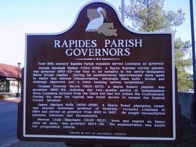 Rapides Parish Governors Marker image. Click for full size.
