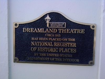 Dreamland Theatre Marker image. Click for full size.