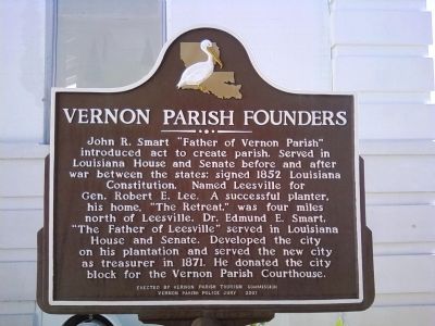 Vernon Parish Founders Marker. Click for full size. Vernon Parish Founders Marker image. Click for full size.