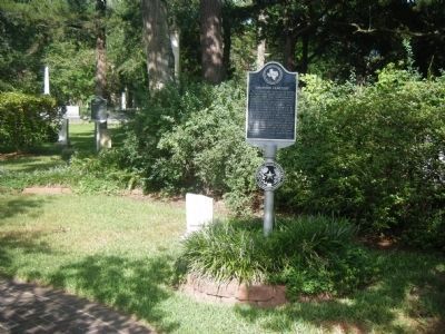 Oakwood Cemetery Marker. Click for full size. Oakwood Cemetery Marker image. Click for full size.