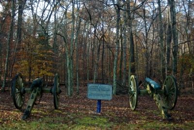 Ross' Battery, 2nd Michigan Light Artillery Marker. Click for full size. Ross' Battery, 2nd Michigan Light Artillery Marker image. Click for full size.