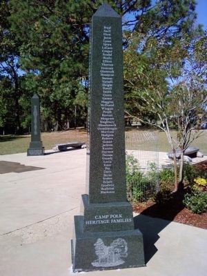 Camp Polk Heritage Families Marker image. Click for full size.