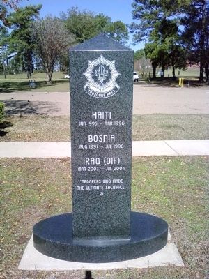 2nd Armored Cavalry Regiment Marker. Click for full size. 2nd Armored Cavalry Regiment Marker image. Click for full size.