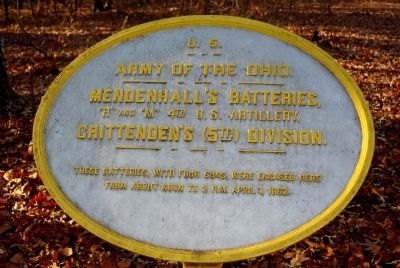 Mendenhall's Battery Marker. Click for full size. Mendenhall's Battery Marker image. Click for full size.