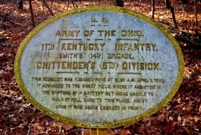 11th Kentucky Infantry Marker. Click for full size. 11th Kentucky Infantry Marker image. Click for full size.