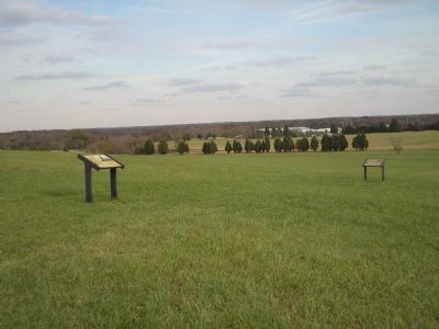 Markers on the Manassas Battlefield. Click for full size. Markers on the Manassas Battlefield image. Click for full size.