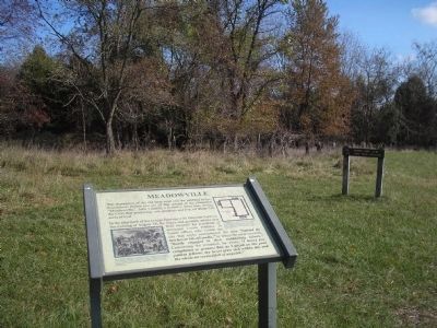 Marker on the Manassas Battlefield image. Click for full size.