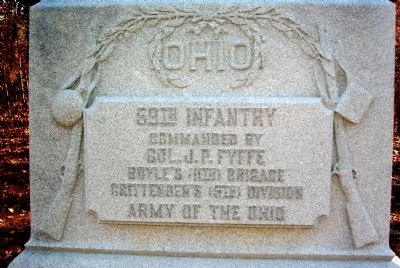 59th Ohio Infantry Marker image. Click for full size.