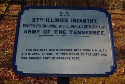 57th Illinois Infantry Marker image. Click for full size.