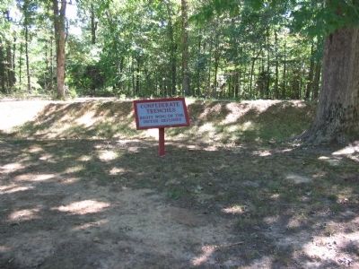 Section of the Confederate Defenses. Click for full size. Section of the Confederate Defenses image. Click for full size.
