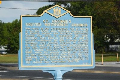 St. George's United Methodist Church Marker image. Click for full size.