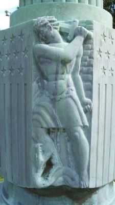 Service Star Legion World War I Memorial Detail image. Click for full size.
