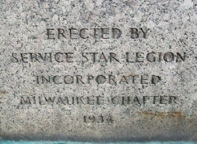 Service Star Legion World War I Memorial Marker image. Click for full size.