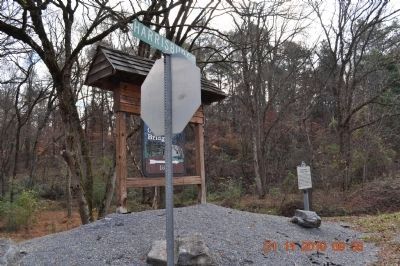 Harrisburg Covered Bridge Marker. Click for full size. Harrisburg Covered Bridge Marker image. Click for full size.