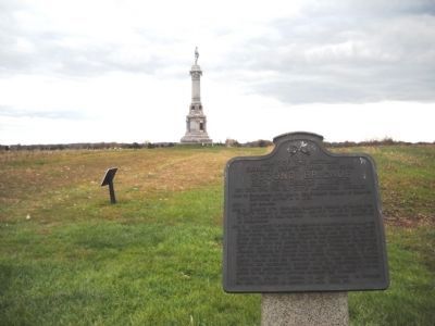 Second Brigade Marker on East Cavalry Field image. Click for full size.