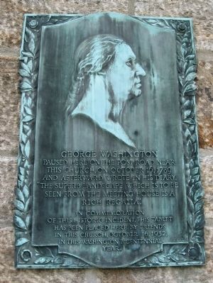 George Washington Paused Here Marker. Click for full size. George Washington Paused Here Marker image. Click for full size.