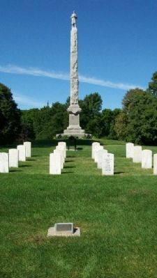 Wood National Cemetery Memorial Section image. Click for full size.