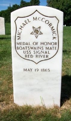 Michael McCormick Memorial Grave Marker image. Click for full size.