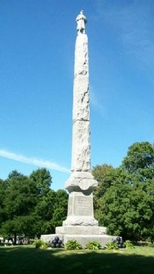 Wood National Cemetery Civil War Memorial. Click for full size. Wood National Cemetery Civil War Memorial image. Click for full size.