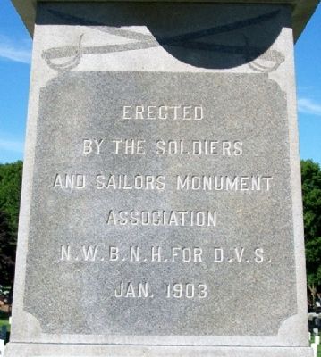 Wood National Cemetery Civil War Memorial. Click for full size. Wood National Cemetery Civil War Memorial image. Click for full size.