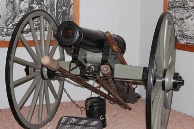 Confederate Iron 6-pdr Cannon image. Click for full size.