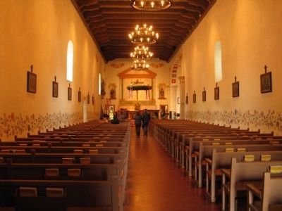 Interior of Mission San Luis Obispo image. Click for full size.