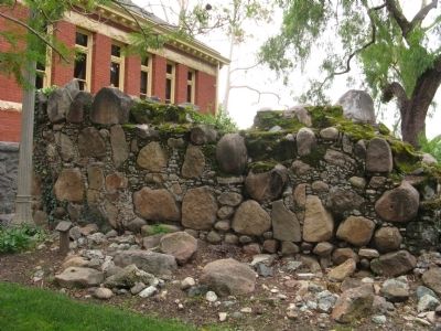 Fragment of Mission Wall Ruins - Circa 1753. Click for full size. Fragment of Mission Wall Ruins - Circa 1753 image. Click for full size.