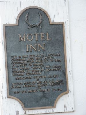 Motel Inn Marker image. Click for full size.