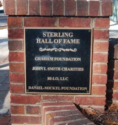Sterling High School Memorial Marker -<br>Sterling Hall of Fame image. Click for full size.