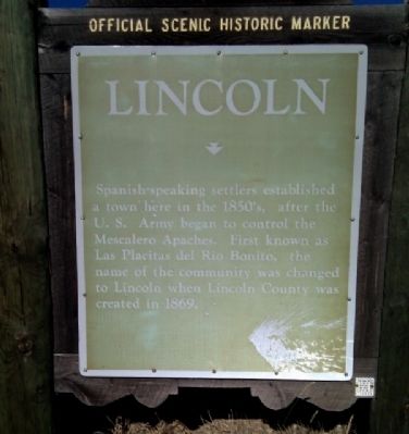 Lincoln Marker image. Click for full size.