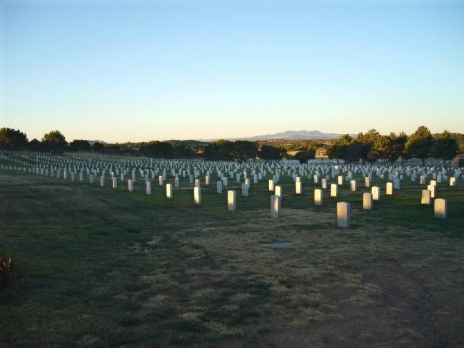 Fort Bayard National Cemetery image. Click for full size.